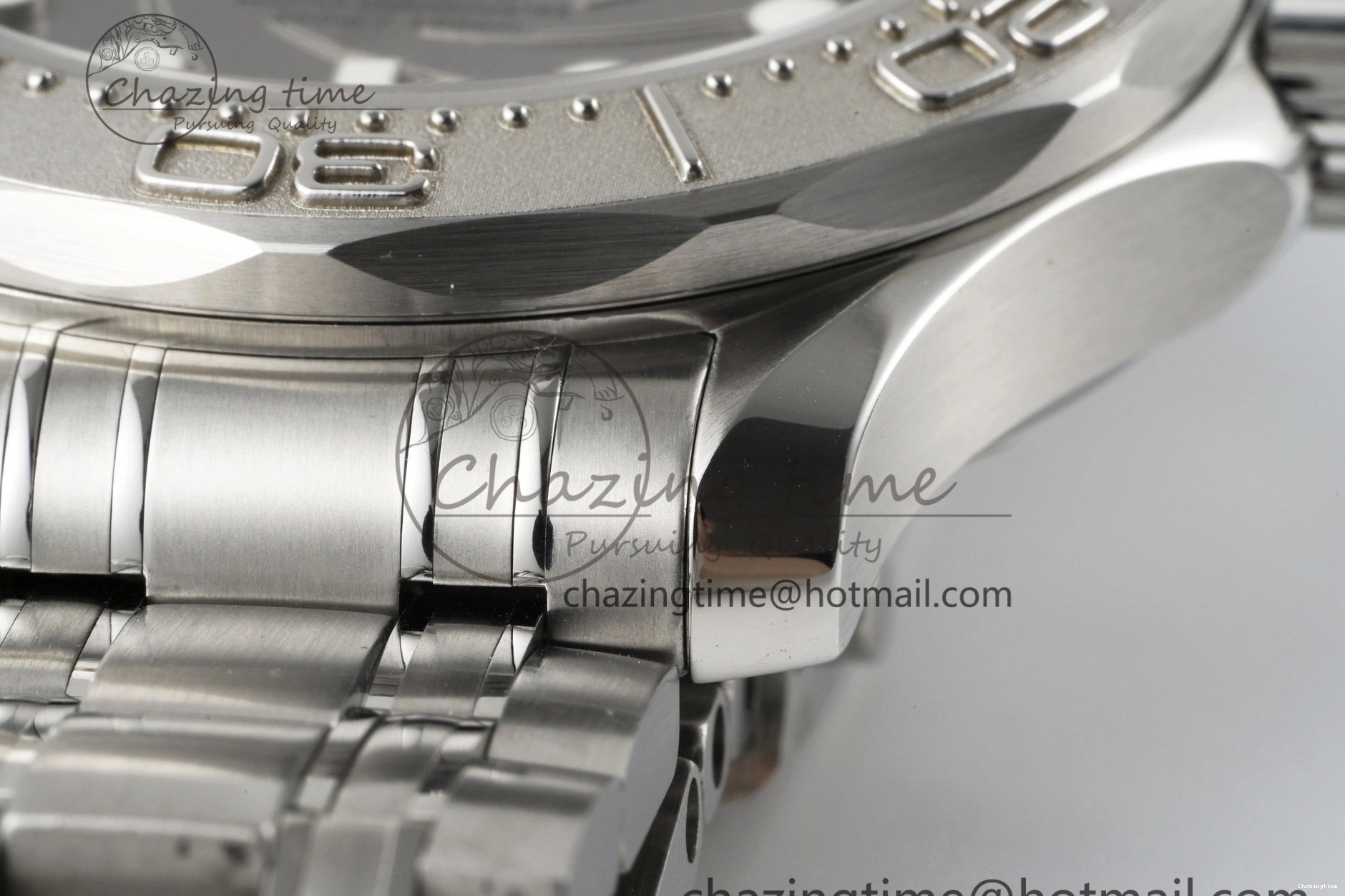 0521 Unisex Seamaster 300M 007 Platinum VSF 1:1 Best Edition Gray Dial on SS Bracelet A 7826